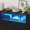 10 Drawers Chest of Drawers Bedside Cabinet Storage Bedroom Furniture Non-woven