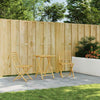 3 Piece Bistro Set Bamboo T7D1