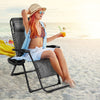 Costway Zero Gravity Chair Heavy Duty Lounge Chair Folding Recliner w/Cup Holder
