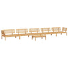 6 Piece Garden Pallet Sofa Set Solid Wood Acacia N5R4