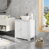 Modern Bathroom Sink Cabinet Under Basin Unit Cupboard Storage Furniture White