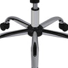 Home Office Chair PU Leather Computer Desk Chair Swivel Armless Chair Study Work