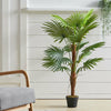 120cm Large Artificial Palm Tree Realistic Fake Potted Plant Home Office Decor