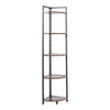 Bathroom Corner Shelf 5 Tiers Shelving Rack Unit Wood Display Stand Home Storage