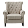 Modern Upholstered Sofa Chair Velvet Fabric Accent Armchair Leisure Lounge Chair