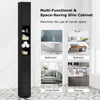 Slim Bathroom Tall Cabinet Freestanding Floor Storage Cabinet Organizer