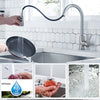 Kitchen Sink Taps Pull Out Spray Single Lever Faucets Mono Mixer Stainless Steel