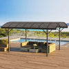 5x3m Garden Aluminium Pergola Gazebo Carport with Polycarbonate Roof