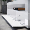 Modern TV Unit Cabinet White Stand High Gloss Sideboard 120cm with LED RGB Light