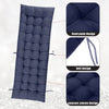 Garden Sun Lounger Cushion Chair Sunbed Recliner Replacement Cotton Seat New