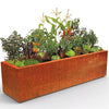 Corten Steel Garden Large Planter Flower Pot Weathered Modern Steel Planter