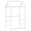 Day Bed and Set with Roof White 80x200 Solid Wood Pine P6H1