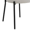 Dusk Mia Taupe Boucle & Black Metal Set of 2 Dining Chairs RRP