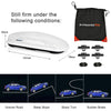 400L Cargo Box Waterproof Rooftop Cargo Carrier Durable Roof Storage Box White