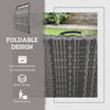 Folding Rattan Sun Lounger with Cushion and Pillow, Mixed Grey