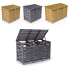 Outdoor Wooden Wheelie Bin Store Garden Cupboard Shed Dustbin Storage Cover Unit