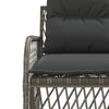 Swpsd Rattan Garden Sofa Set with Cushions 2 Pcs Patio Furniture Seating T5C3