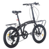 Folding Bicycle 20 Inch Bikes for Adults 7-Speed Variable Foldable City Bicycle