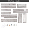 Small Medium Large Radiator Cover Vertical Slatted Grill Wooden Heating Cabinet