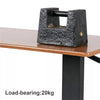 Gas-Lift Adjustable Overbed Table with Wheels Laptop Reading Workstation C Table