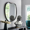 Wall Mounted Framed Mirror Vanity Makeup Bedroom Glass Dressing Mirror Shaped