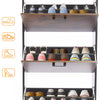 3 Drawer Shoe Cabinet Storage Cupboard Unit Shoe Rack Wooden Stand Organiser
