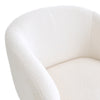 Modern Accent Chair Teddy Fleece Upholstered Leisure Armchair Single Sofa Chair