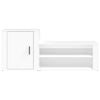 Shoe Cabinet White 130x35x54 cm Engineered Wood vidaXL