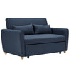 Dahlia Navy Blue 2-Seater Pull Out Sofa Bed - Convertible Sleeper Sofa
