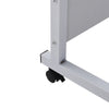 Adjustable Laptop Computer Table Notebook Desk Trolley Sofa Bed Tray with Wheels