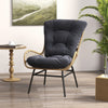 Garden Patio Wicker Chair Outdoor Rattan Dining Chair 180 kg