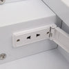 Wall Mounted LED Bathroom Mirror Cabinet w/ Storage/Shaver Socket/Demister