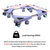Adjustable Furniture Dolly Washing Machine Stand Refrigerator Base Moving Cart