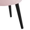 Velvet Dressing Table Stool Chair Makeup Padded Piano Seat Bedroom Wooden Legs