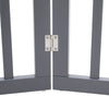 Arch 4 Panels Fold Pet Gate Freestanding Wooden Dog Fence Safety Barrier Divider