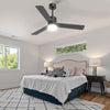 52" LED Ceiling Fan with Light 6 Speed 3 Colour Timer Remote Bedroom Living Room