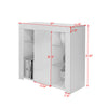 High Gloss Door Sideboard Buffet Cabinet Cupboard TV Unit Stand with LED Light
