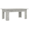 Vintage Coffee Table Square Side End Desk Shelf Indoor Living Room Concrete Grey