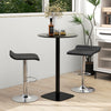 2Pcs Modern Swivel Bar Stool Height Adjustable PU Leather Kitchen Dining Chairs