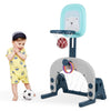 Kids Activity Center, Drawing Writing Table & Chair Set 3 In 1 Basketball Hoop