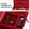 New Electric Guitar PU Leather Square Hard Case Lockable High Grade Surface UK