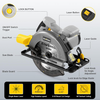 Circular Saw 1400W 185mm Laser Guide Adjustable Depth Wood Metal Tile Plastic