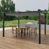 Garden Pergola Awning Gazebo Outdoor Canopy Furniture 13FT Barbecue Shelter