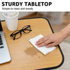 Ergonomic Overbed Laptop Table – Multi-Angle Tilting Desktop with Safety Barrier
