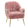 Velvet Scallop Shell Back Tub Chair Armchair Dressing Sofa Stool Bedroom Lounge