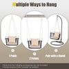 Patio Hanging Rattan Basket Chair Indoor Outdoor Swing Hammock Chair