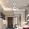 52'' Ceiling Fan with LED Lights Modern Remote Timer 6 Speed 3 Colour Lighting
