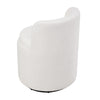 Beautiful White Teddy Swivel Cuddle Chair Accent Tub Armchair Sofa Storage Seat