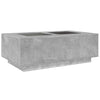 Coffee Table with Concrete Grey 116x69x40 W8Z6
