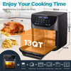 Air Fryer 12L Digital Kitchen Oven Oil Free Low Fat Healthy Frying Cooker